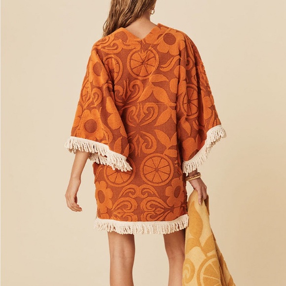 NWT Spell Pomelia Terry Throw Over Dress - Picture 4 of 9